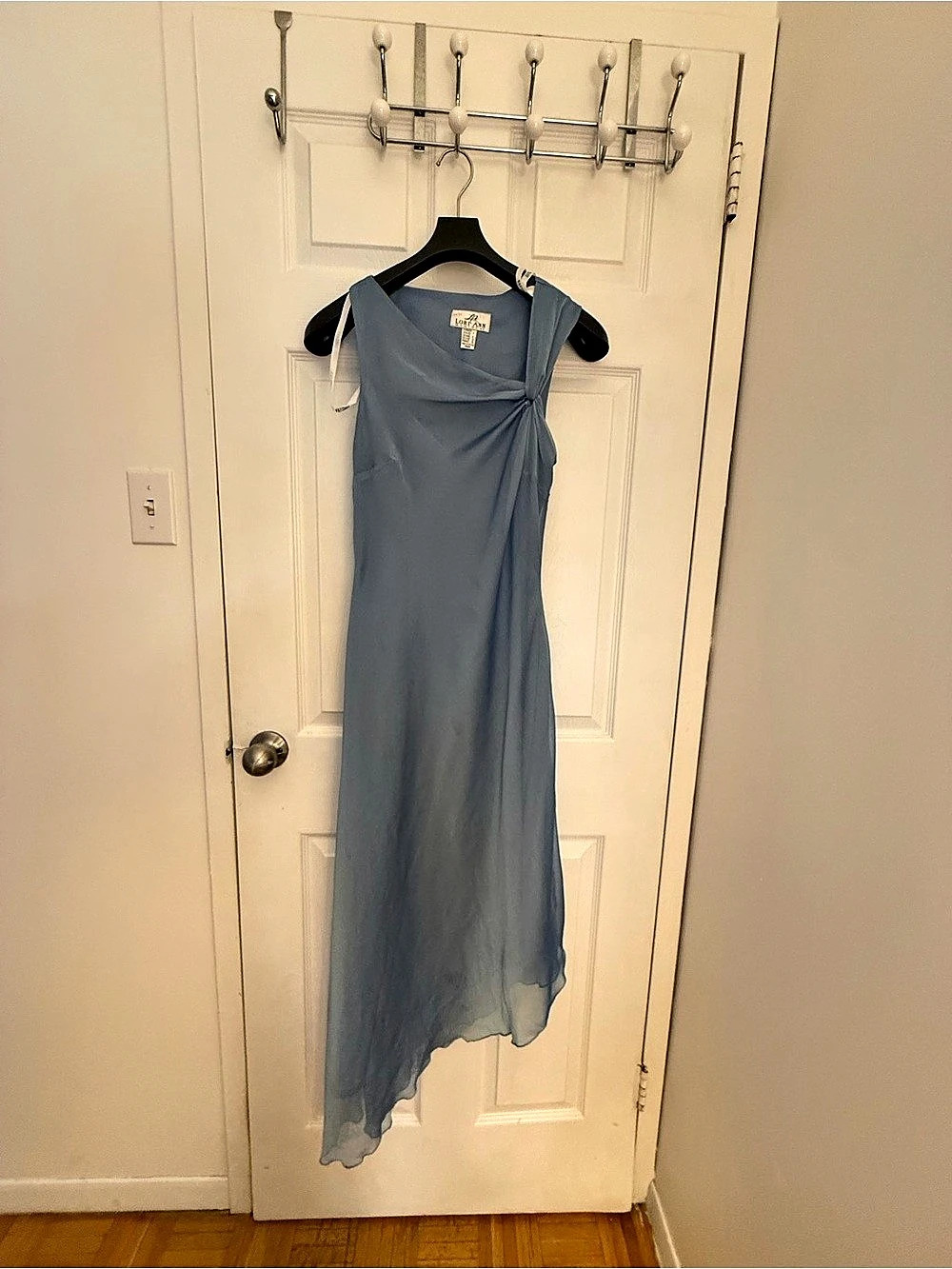 Lori Ann Montreal Blue Maxi Dress Size 4 Like New
